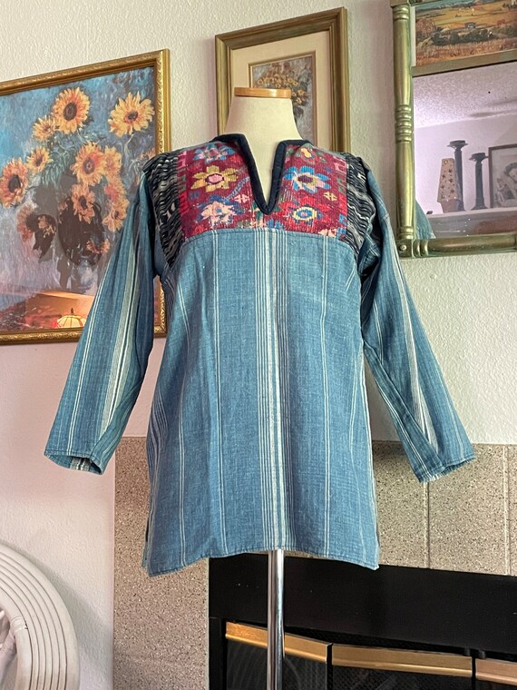 1970s Vintage SHIRT LANGUAGE Guatemalan Handmade … - image 2