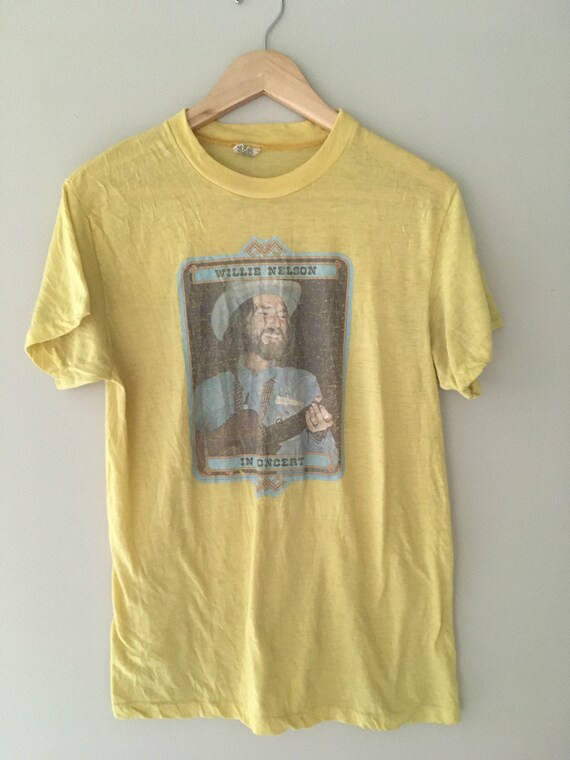 1976 Vintage Willie Nelson T-shirt / 1970s / Willi