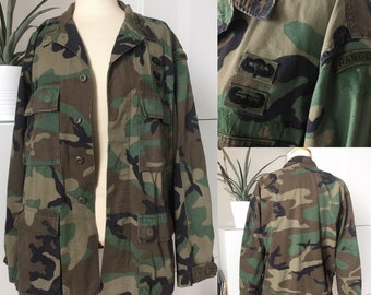 Vintage US ARMY Airborne Ranger Camouflage Coat