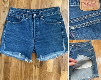Vintage Levi’s 501 Cutoffs  Button Fly  Levi’s Shorts  Denim Cutoffs  Denim Shorts  Size W 32 / Altered / Side Vents