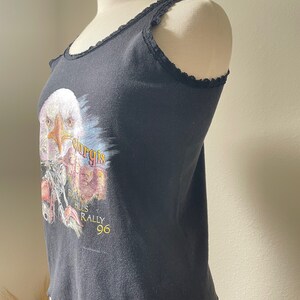 1996 Vintage STURGIS Black Hills Rally Tank Top Lady Tank Harley Davidson Biker Tee image 4