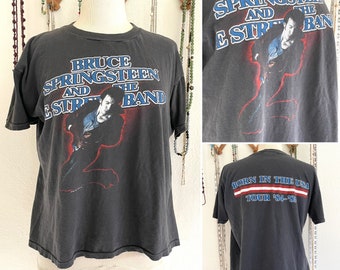 Vintage BRUCE SPRINGSTEEN geboren in de VS concert shirt/1984 tour tshirt/Xl/Single Stitch