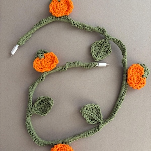 Crocheted Flower & Vine Phone Charger
