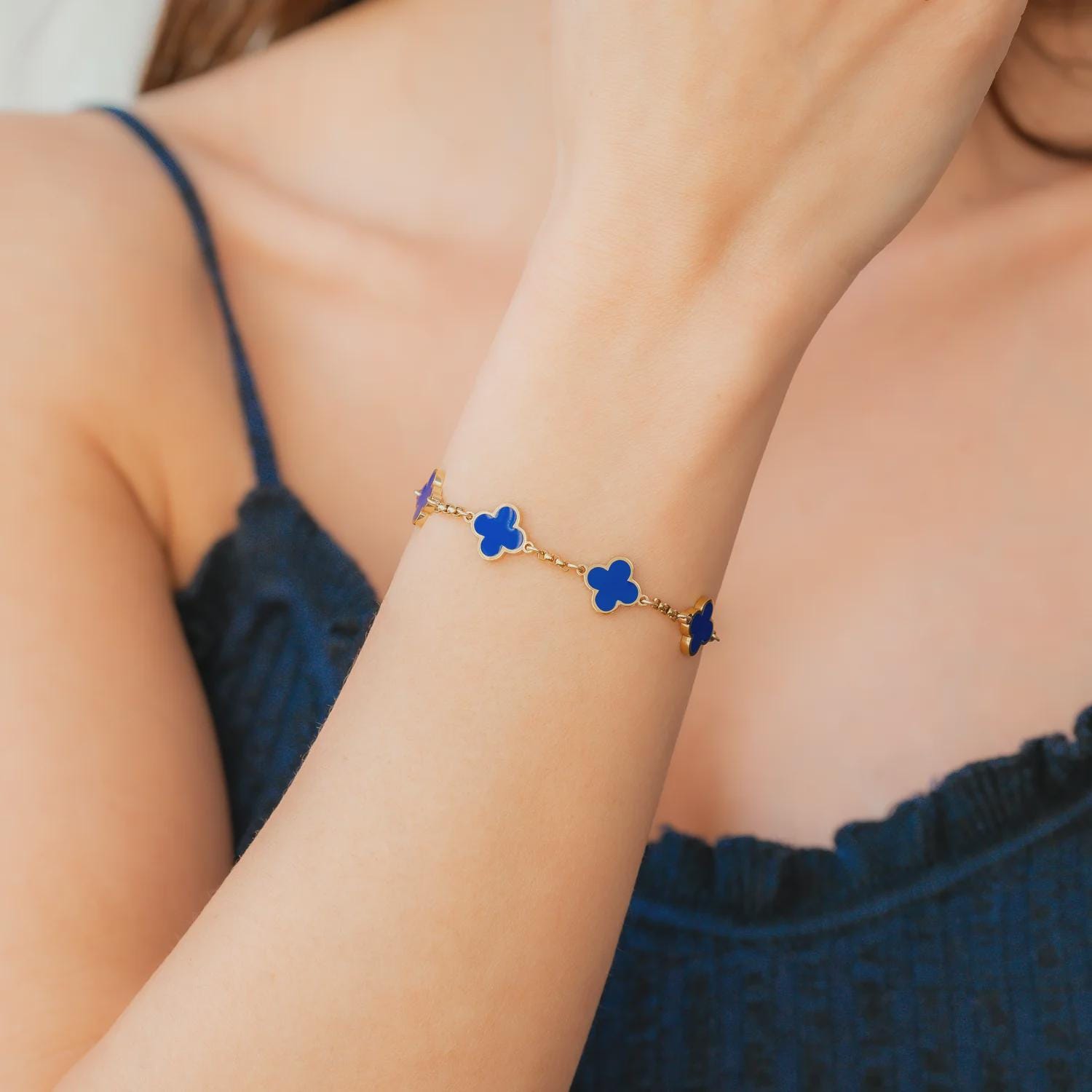 ブラッククローバーブレスレット Black clover bracelet - Etsy 日本