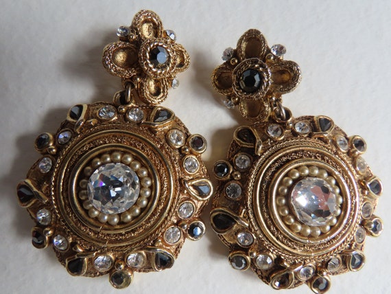 Claire Deve Paris huge earrings - image 1