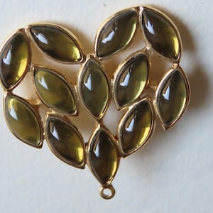 Broche coeur YSL Yves Saint Laurent