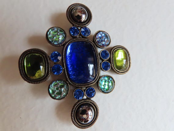 717 POGGI Paris ブローチ ✧POGGI Paris✧フランス ポッジ ガラス