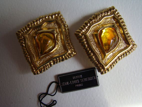 Jean Louis Scherrer Earrings