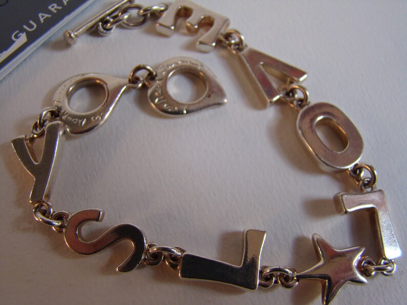 Bracelet Yves Saint Laurent en argent Collection YSL LOVE Etsy