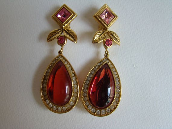 Jean Louis Scherrer huge Earrings