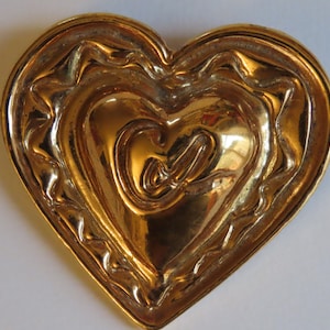 Christian Lacroix heart brooch