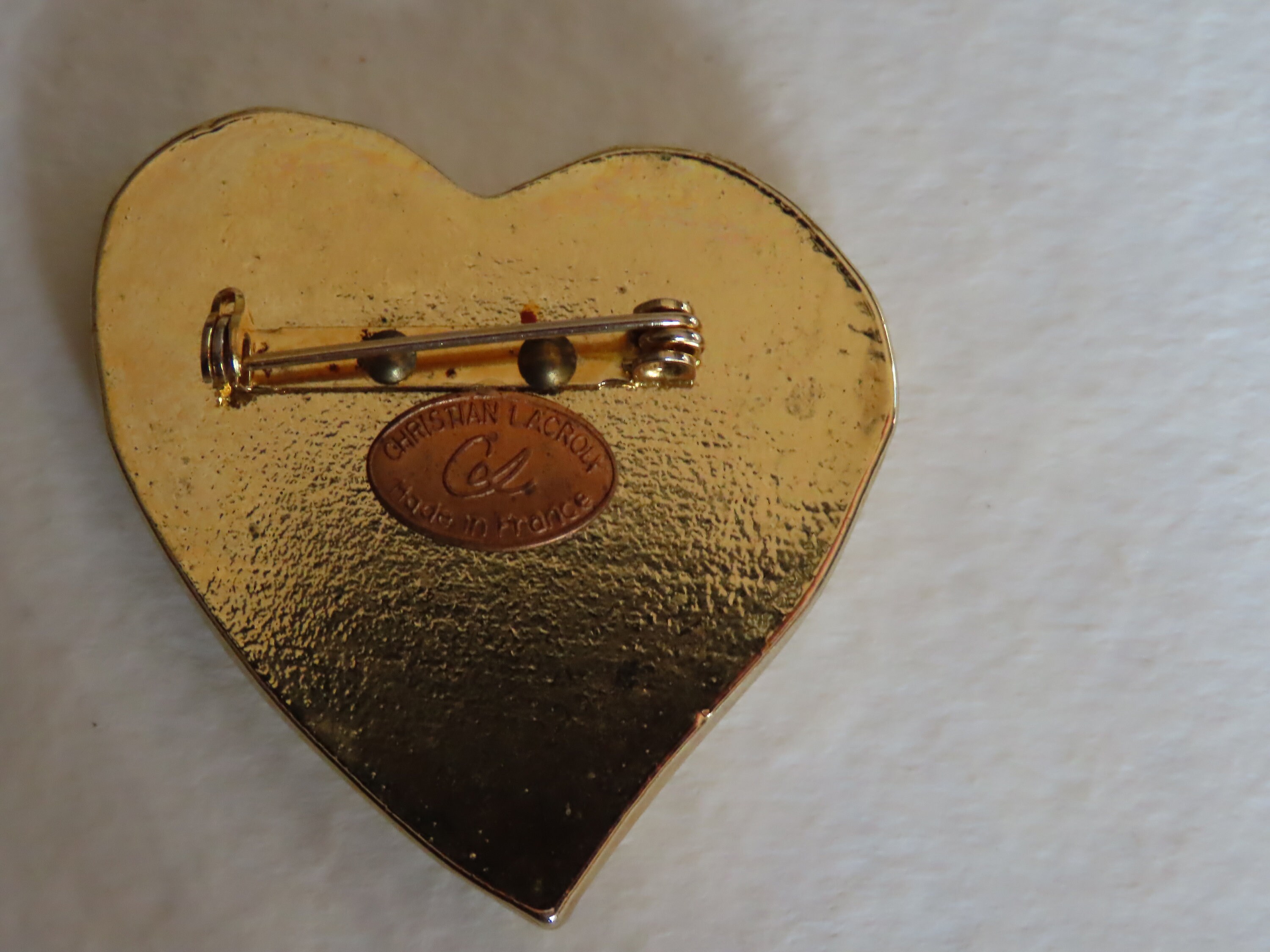 クリスチャン・ラクロワのハートブローチ - Etsy 日本