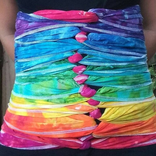 Belly Bind Wrap - Rainbow - Small - Please Read Item Details Before Buying