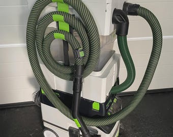 Festool vacuum cleaner hose holder / mountable on cyclone
