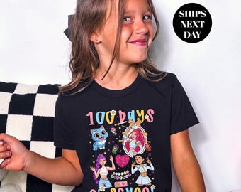 100 Days of School Shirt, K pop Golden Days Sweatshirt, Mira, Rumi, Zoey Party Daughter Girl Tee, Kids Gift for Huntri x Fans