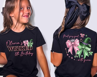 Custom Wicked Birthday Shirt Personalized Birthday Wicked Sweatshirt Gift Birthday Princess Birthday Tee Family Birthday Tee
