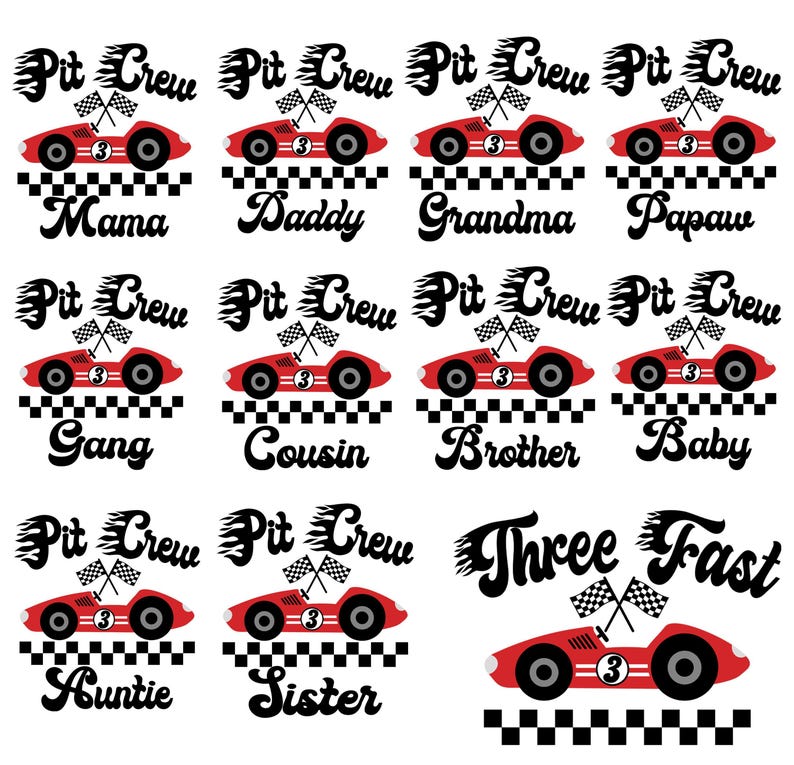 Camiseta personalizada de cumpleaños para niño de Cars, sudadera de Pit Crew McQueen, Tow Mater, Sally Carrera, camiseta de Doc Hudson, regalo a juego para fiestas de viajes familiares de Disney imagen 2