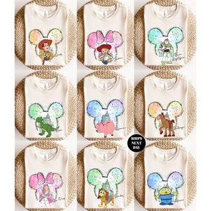 Toy Story Shirt, Buzz Lightyear Sweatshirt, Slinky Dog Tee, Rex and Jessie Gift, Sheriff Woody T-Shirt, Mouse Head TShirt Disney Trip Group