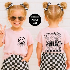Custom First Grade Shirt, Back To School Kids 1st Grader T-Shirt, First Day Im Ready For Grade One Sweatshirt, Daughter Son Outfit Tee Gift