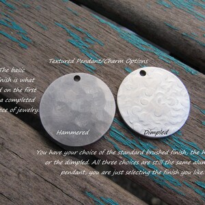 Inspiration Necklace Hand-Stamped Determination with an accent bead in your choice of colors image 5