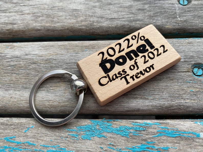 Graduation Keychain 2022 Done Class of 2022 Etsy