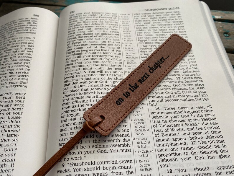 Leather Bookmark on to the next chapter... image 10