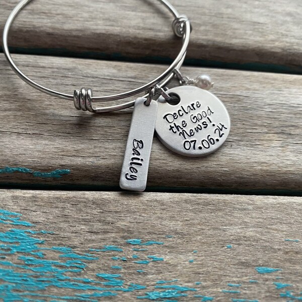 Declare Good News Bracelet Etsy