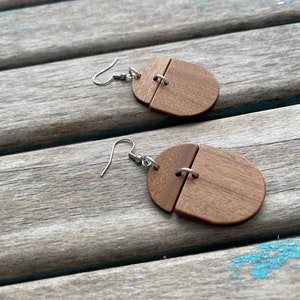 Layered Wood Earrings