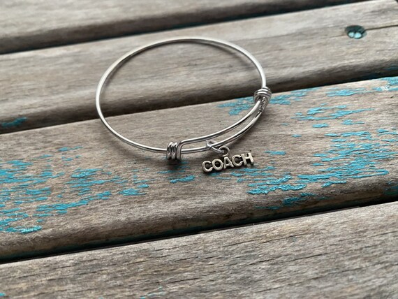 SALE Coach Bangle Bracelet Adjustable Charm Bracelet Etsy UK