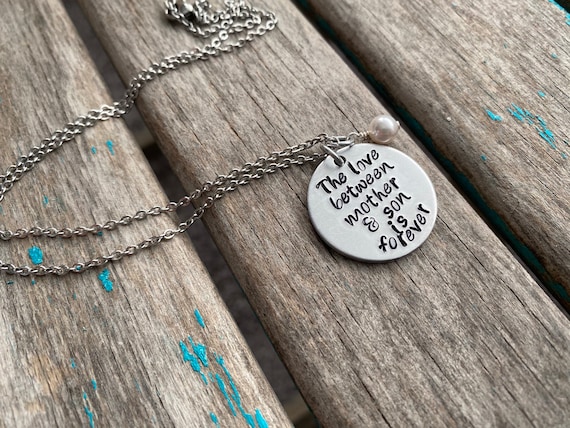 jewelry gift for mom • mother & son necklace - EFYTAL Jewelry