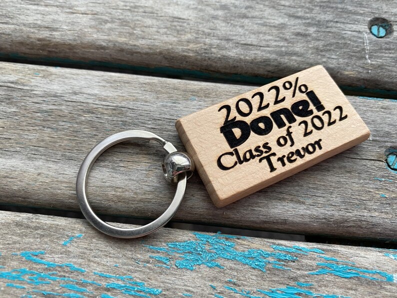 Graduation Keychain 2022 Done Class of 2022 Etsy