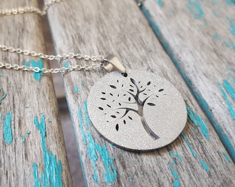 Tree Necklace- Silver Tree, on your choice of chain