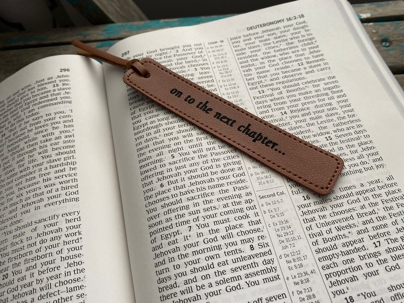 Leather Bookmark on to the next chapter... image 2