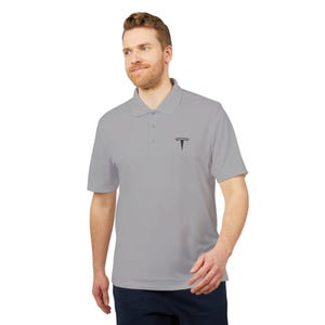 Unisex Performance Polo Shirt Moisture Wicking Athletic Fit, Stylish Summer Sportswear, Golf  Tennis Shirt, Casual Activewear Gift