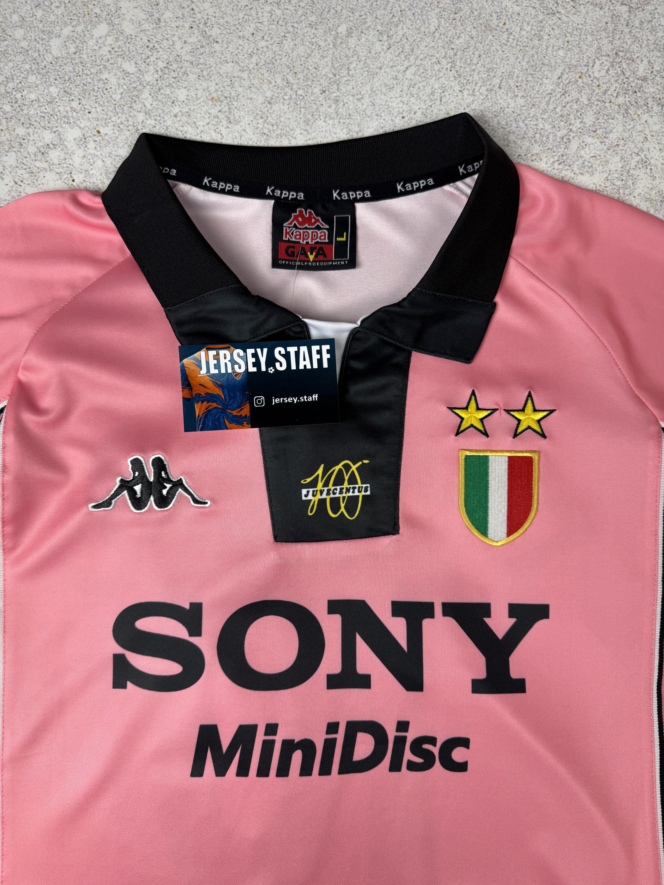 Kappa 正規品　新品ユベントス　100周年ピンク ZIDANE 21 シャツ Rare Kappa Juventus Zidane #21 Pink Sony MiniDisc Jersey