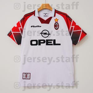 Rare Milan AC Jersey FC 1997 1998 Retro Football Vintage Shirt Trikot Away Blokecore Y2k Italy Kit Camiseta Soccer Black Copa