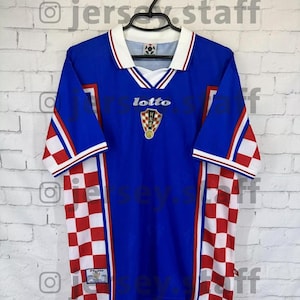 Croatia Jersey 1998 Retro Football Shirt Trikot Home Camiseta Trikot Vintage National Team World Cup