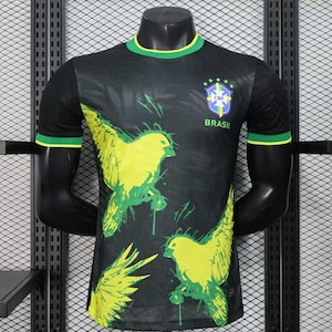 Brazil 2025 Jersey Special Edition Retro Football Shirt Trikot Home Y2k Kit Camiseta Vintage World Cup Birds