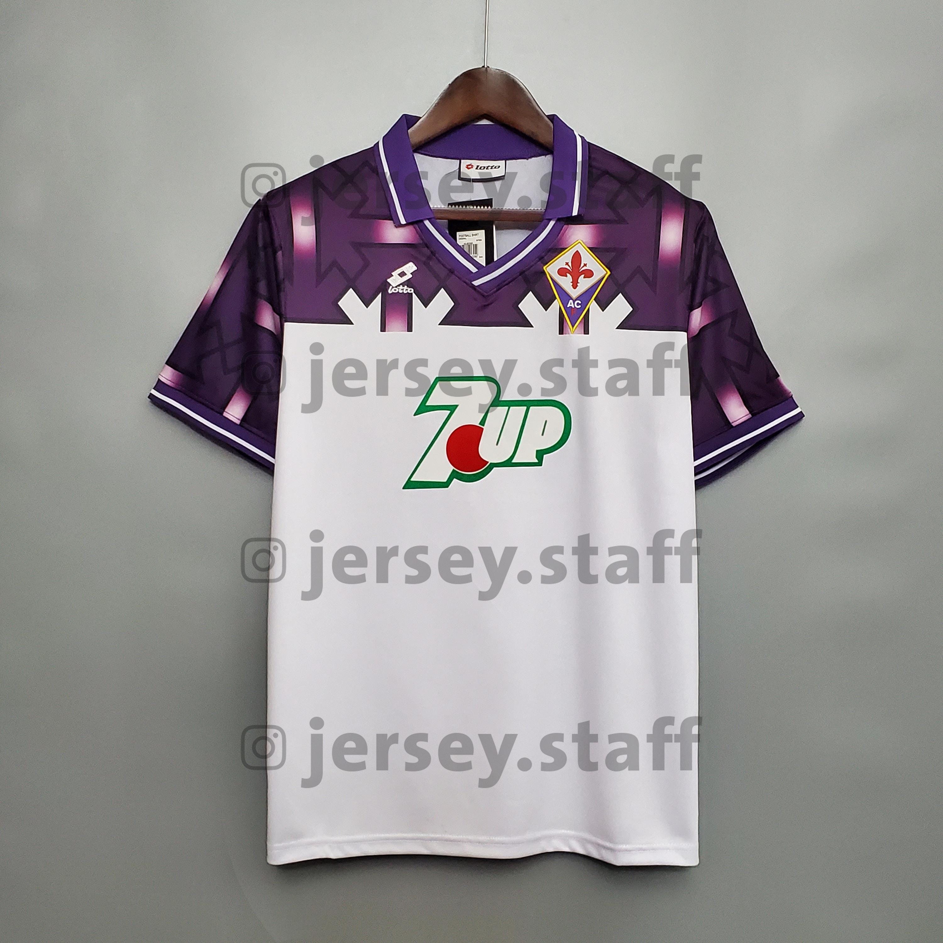 AC Fiorentina Jersey FC 1992 1993 Retro Football Vintage Shirt
