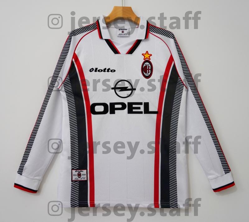 希少 マルディーニ 3 ミラン AC ジャージ FC 1997 1998 レトロ