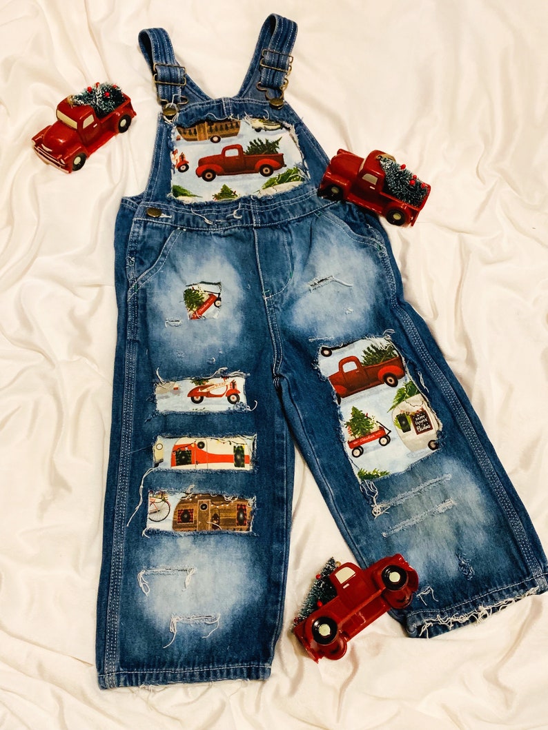 christmas denim outfit