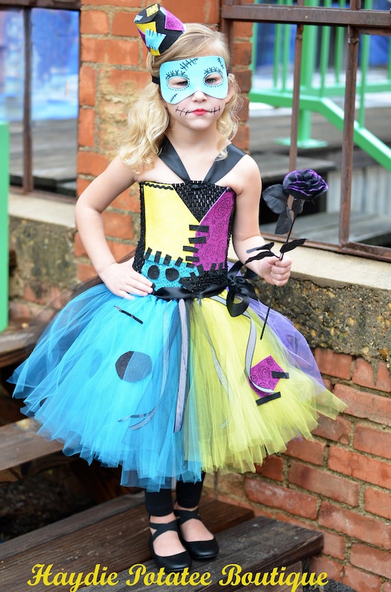 Deluxe Sally Nightmare Before Christmas Costume, Sally inspired cosplay costume, Cosplay Costume, Halloween Costume, Free Shipping