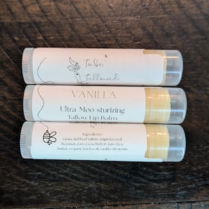 Tallow Lip Balm | Vanilla
