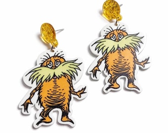 Orange Character Earrings | Book Inspired Teacher Gift