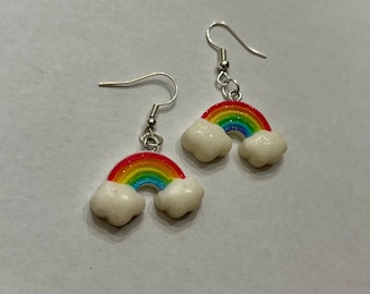 1 paire de boucles d'oreilles non percées : boucles d'oreilles feuille