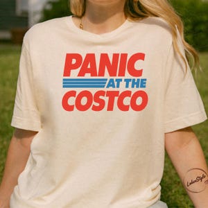 Panic At The Costco Vintage Shirts, Retro Costco Tshirt, Costco Lovers, Funny Costco Tee, Oversized Washed Tee, Costco Gifts, Funny Costco