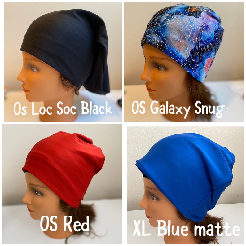 Stretch Satin Lined Hats Spandex Sleep Cap Fashion Swim Cap Etsy
