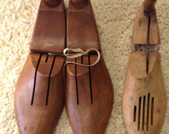 VTG/ANT Shoe Stretchers; Forms. Wooden, Eclectic Decor, Brooks Bros; Cabincore