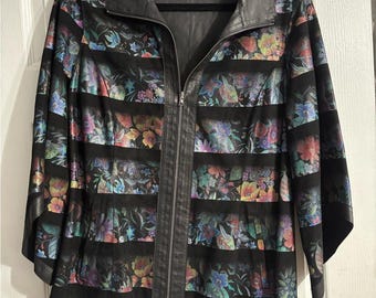VTG 1990 Leather Club Fabio Fischer High Fashion Haute Couture Lambskin Jacket