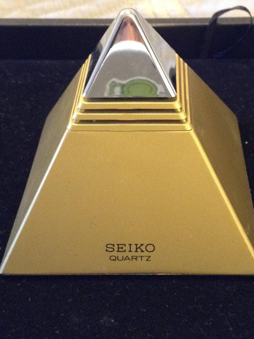 Seiko Pyramid Clock - Etsy